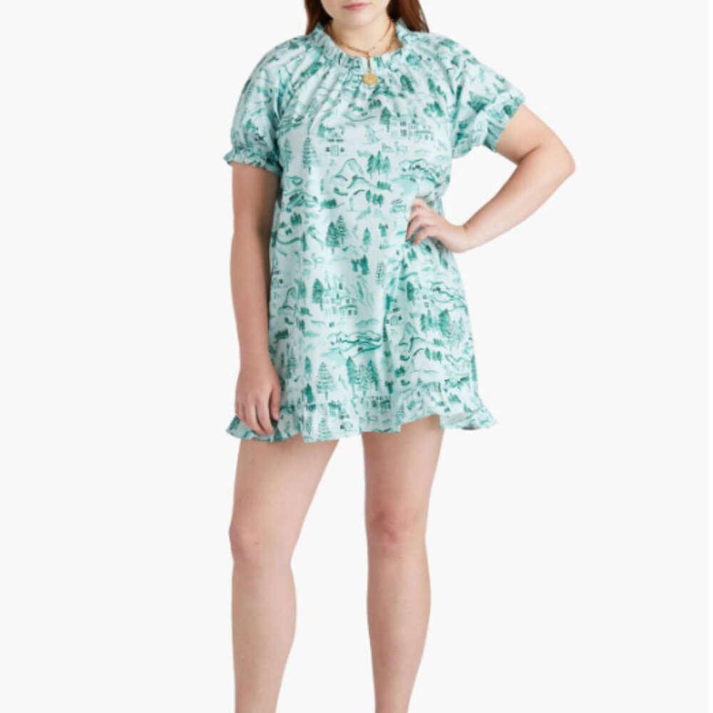 Hill House Winter Toile Dress - Picture 2 of 6